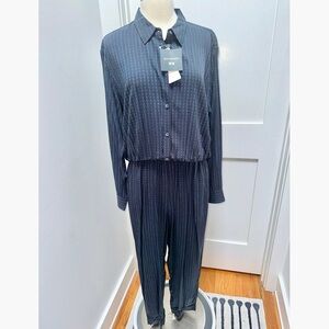 UNIQLO MARIMEKKO Rayon Polka Dot LS Jumpsuit NWT